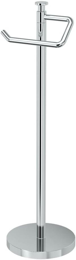 Gatco 1435C Chrome Freestanding Toilet Paper Holder 1