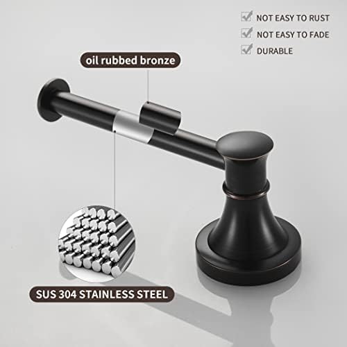 WOLIBEER Oil Rubbed Bronze Toilet Paper Holder Set