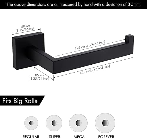 KES Stainless Steel Toilet Paper Holder for Mega Rolls