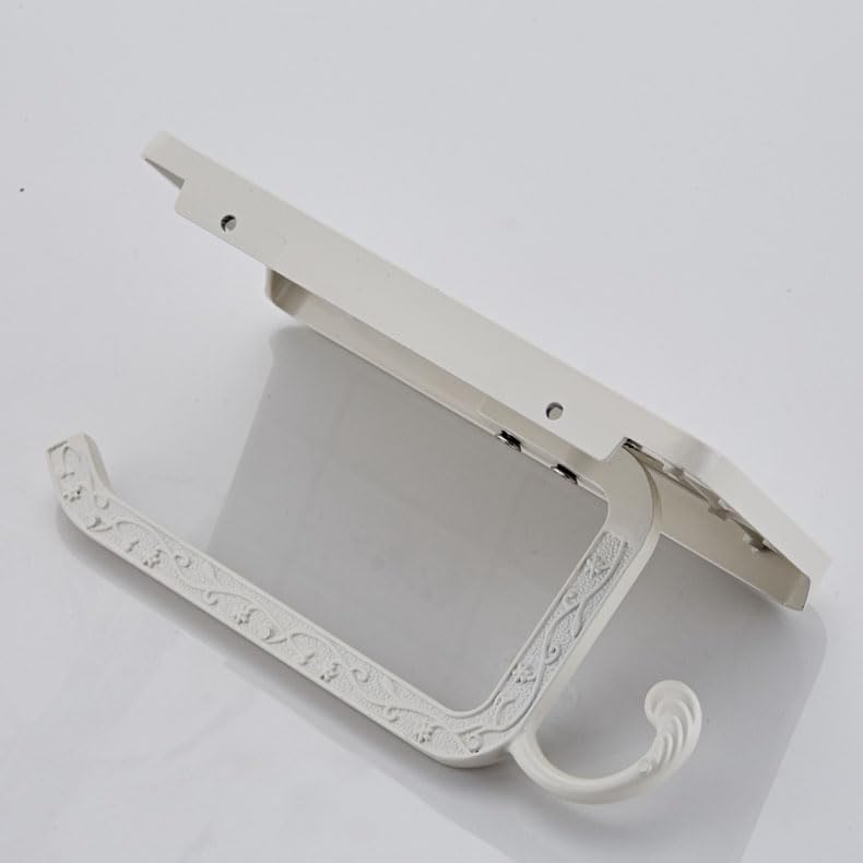 LSWYYP Vintage Toilet Paper Holder with Shelf