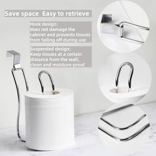 JWlock Stainless Steel Toilet Paper Holder 2-Pack