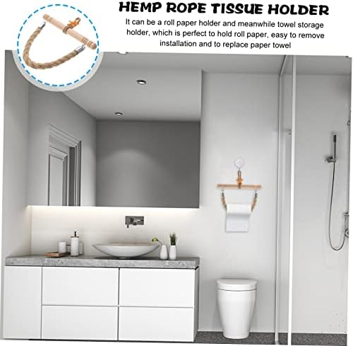 Rope Toilet Paper Holder Farmhouse Nautical Sea Decor