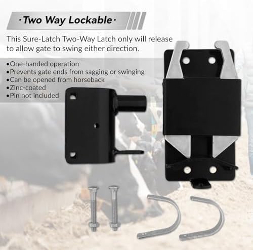 Evylnorrs 2-Way Gate Latch
