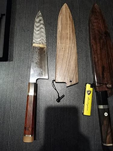 Aibote Black Walnut Wood Gyuto Knife Sheath Magnetic Holder