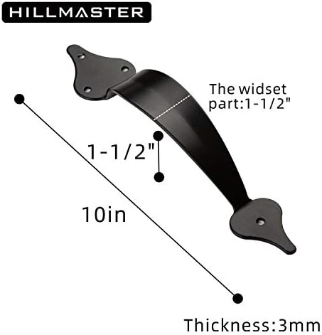 Sturdy Self-Locking Gate Hardware Set