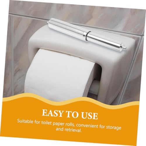 2pcs Toilet Paper Spring Rods Replacement for Black Holder Easy Install 1