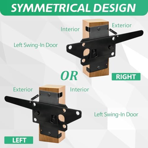 Wmebee Heavy Duty Self-Locking Gate Latch