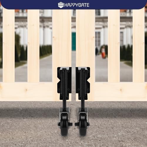 4-Inch 360-Degree Gate Caster Heavy Duty Black