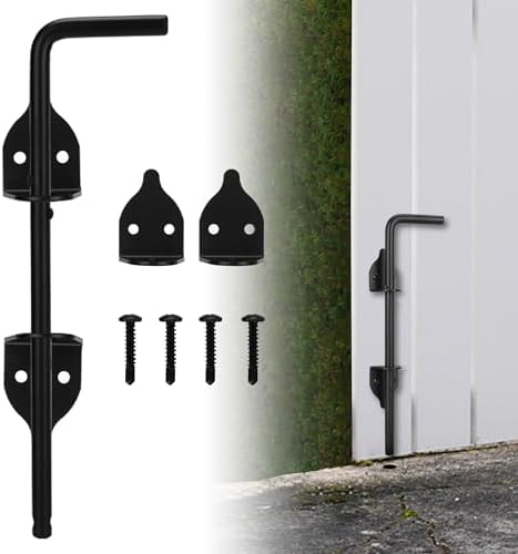 URDOGSLDurable Cane Bolt Gate Drop Rod for Vinyl Fences 12 Weatherguard Protection