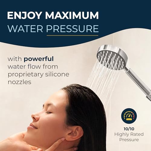 Premium All-Metal Handheld Shower Head