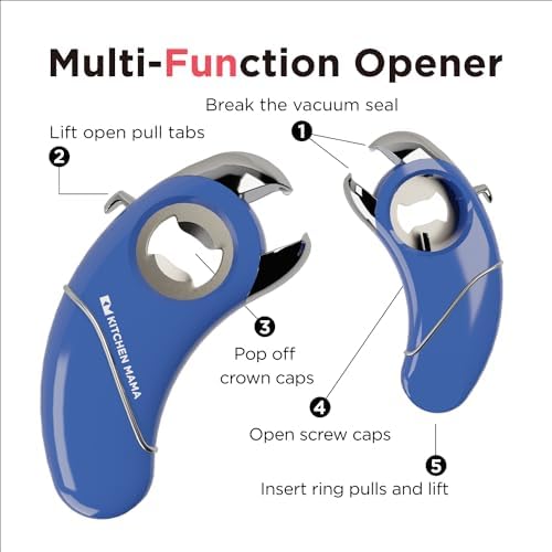 Kitchen Mama Epic One Multifunction Opener Blue