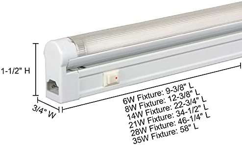 Jesco Lighting SG5-2141 Sleek Plus Under-Cabinet Light Fixture 1