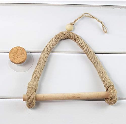 Poitemsic Jute Rope Toilet Paper Holder