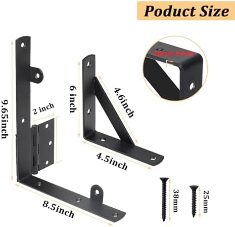 Heavy Duty Fence Gate Kit - Anti Sag Rust-Proof