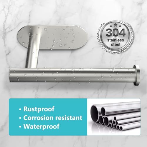 VMVN Adhesive Toilet Paper Holder for Bathroom and RV