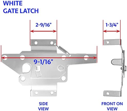 Jake Sales Free Shipping Vinyl Fence Gate Hardware Kit White
