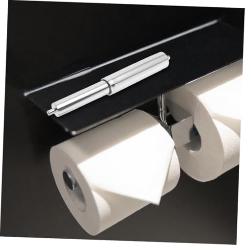 2pcs Toilet Paper Spring Rods Replacement for Black Holder Easy Install 1