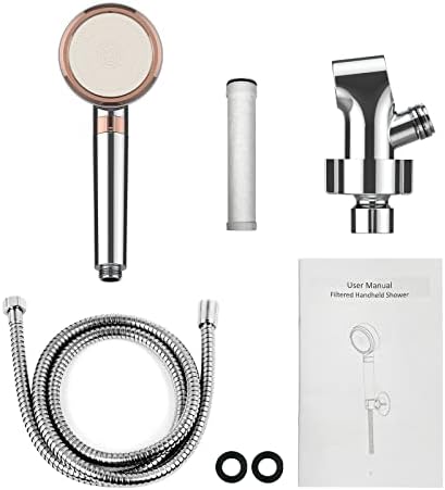 High-Pressure Handheld Shower Head Anti-Clog Nozzles
