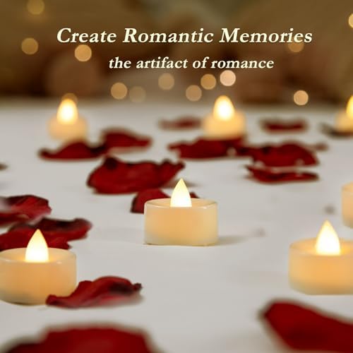 Amagic 30Pcs Flameless LED Tea Lights with 200 Hours Battery