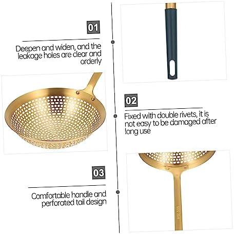 Multi-functional Skimmer Spoon for Fries and Eggs