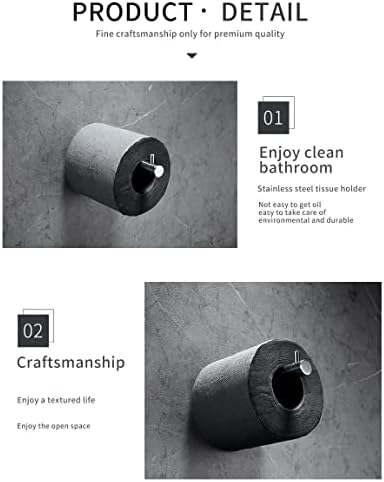 Chic Stainless Steel Wall-Mounted Toilet Paper Holder