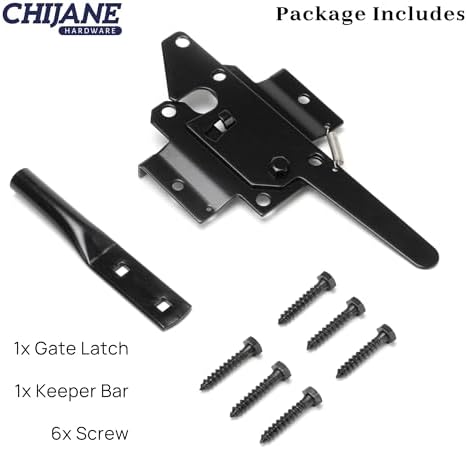 Heavy-Duty Fence Latch Self-Closing Automatic Door Safety