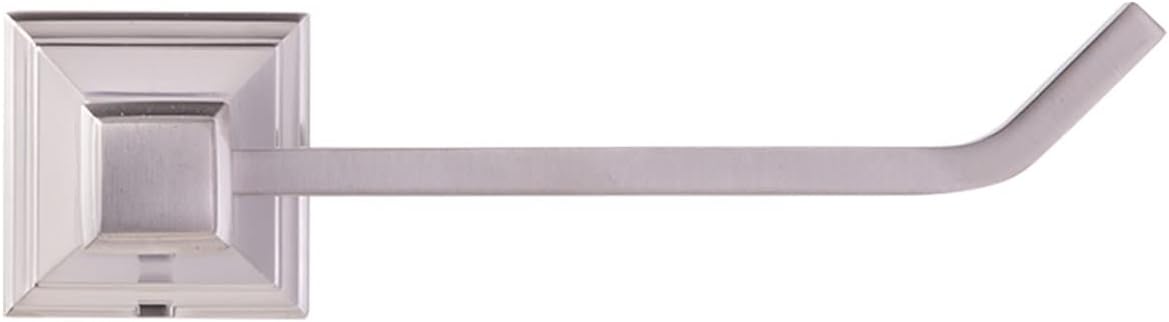 Design House 560490 Torino Euro Toilet Paper Holder Satin Nickel Modern Durable