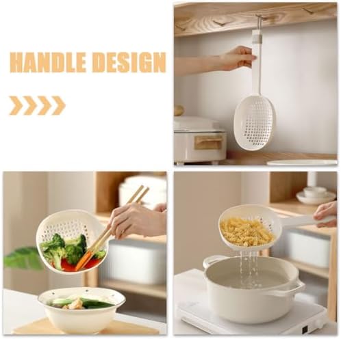 BESTOYARD Skimmer Slotted Spoon with Long Handle