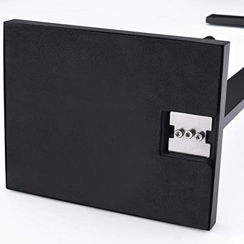 Miyili Matte Black Free Standing Toilet Paper Holder