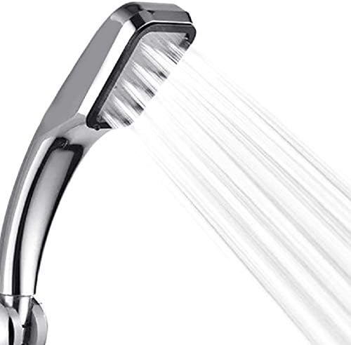 High-Pressure Handheld Shower Head with 300 Holes Orange