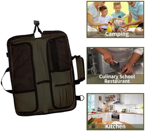 EHRGK Chef Knife Roll Bag with 13 Slots