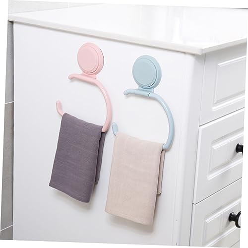 NUOBESTY 1Pc Nail Wall-Mounted Tissue Paper Holder Nordic Blue Design