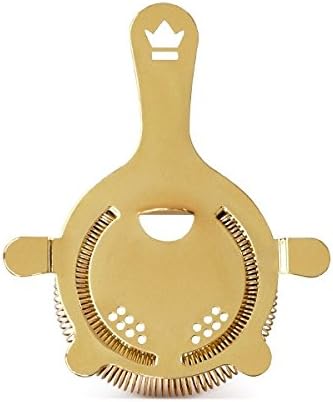 Cocktail Kingdom Buswell 4-Prong Hawthorne Strainer - Gold-Plated