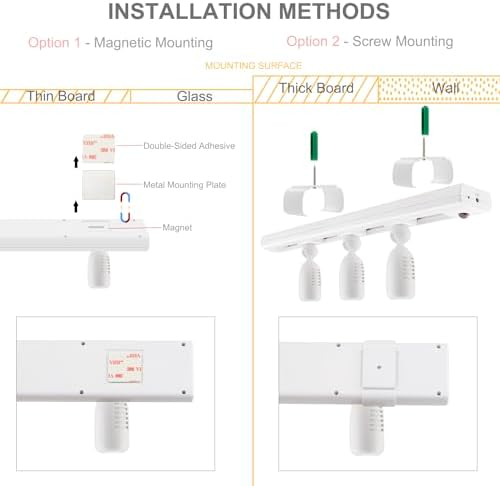 LUXSWAY Dimmable LED Track Light with Remote and 3 Adjustable Heads 1