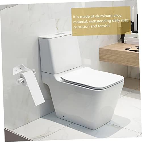 Veemoon Wall Toilet Paper Holder Space-Saving Aluminum Design