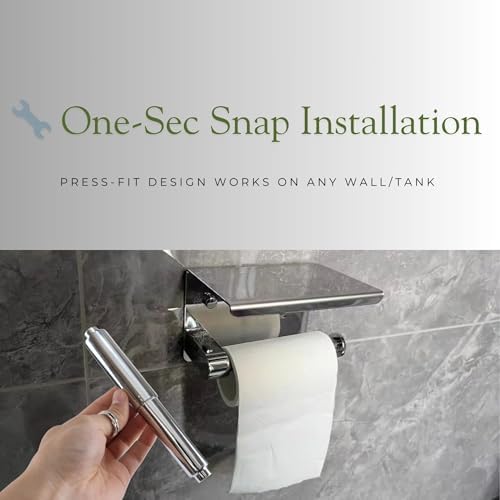 Elegant Chrome Holder 63-inch Replacement for Toiletries Durable and Smooth-Operating