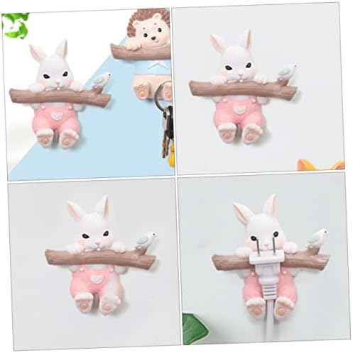 GLEAVI 1pc Rabbit Shape Towel Hook for Home Decoration