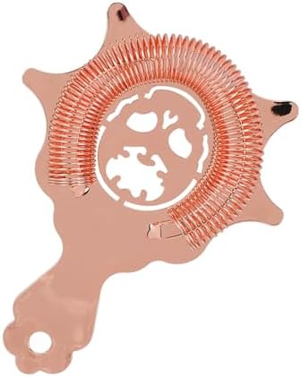 Professional Drink Strainer with Rose Gold Design
