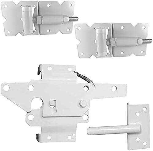 Jake Sales Free Shipping Vinyl Fence Gate Hardware Kit White
