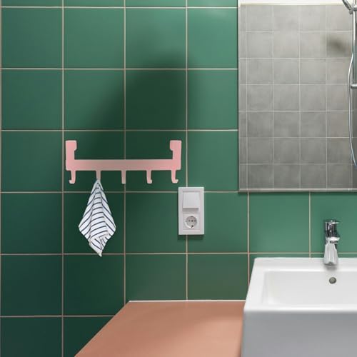 Mobestech Pink Robe Hook No Drill Easy Install 1