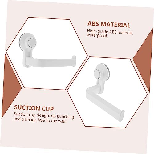Gadpiparty Suction Toilet Paper Holder Wall Mount