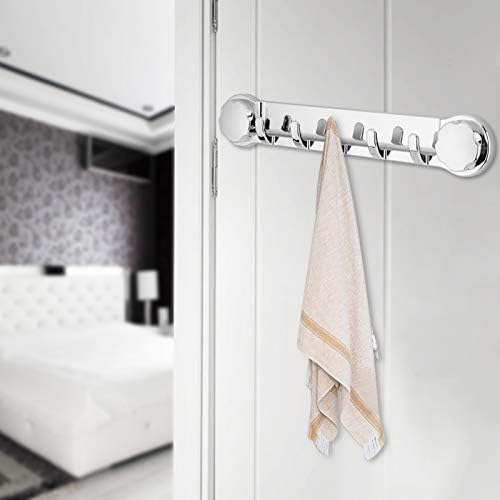 QANYEGN Towel Wall Rack with Suction Cup Hooks