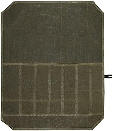 SNOMEL Knife Storage Bag with 7 Pockets Green