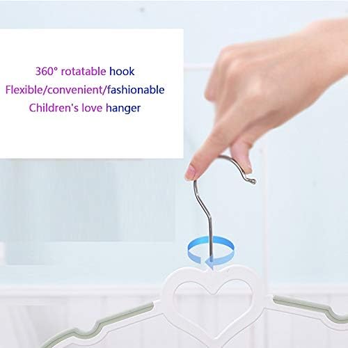 TBLOTYD Plastic Kids Hangers - 40 Pack Grey Non-Slip Space Saving