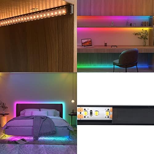 VST 6 Pack LED Aluminum Channel U Shape with Clear Cover