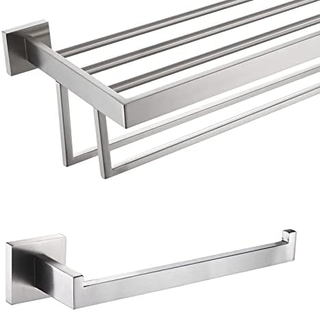 KOKOSIRI 24 Towel Rack Brushed Nickel