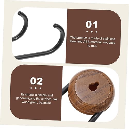 Grain Stainless Steel Adhesive Hook Decorative Towel Holder