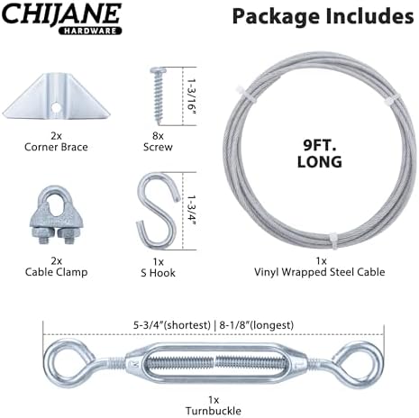 Sturdy Durable Anti-Sagging Gate Kit for Outdoor Use