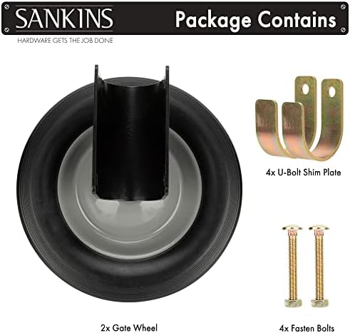 8 Heavy-Duty Gate Wheels