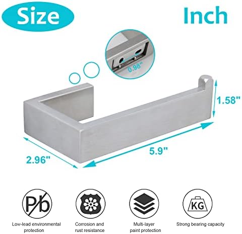 Rust-Resistant Toilet Paper Holder